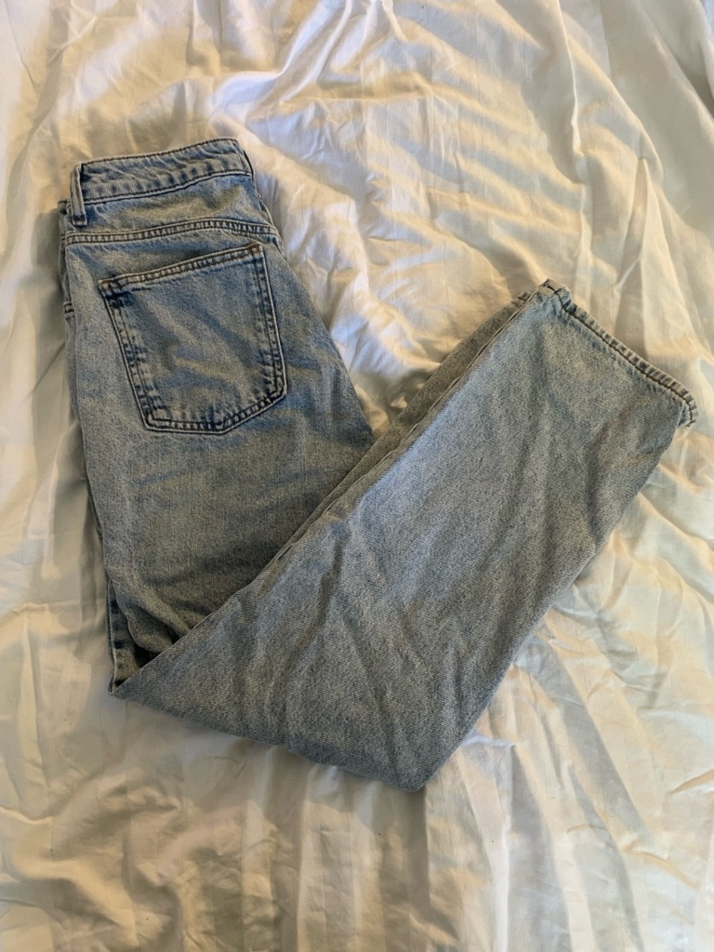 We The Free Light Wash Denim High-Rise Jeans